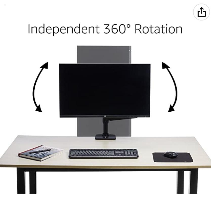 Amazon Basic monitor stand, 電腦＆科技, 電腦周邊及配件, 電腦周邊產品 Carousell