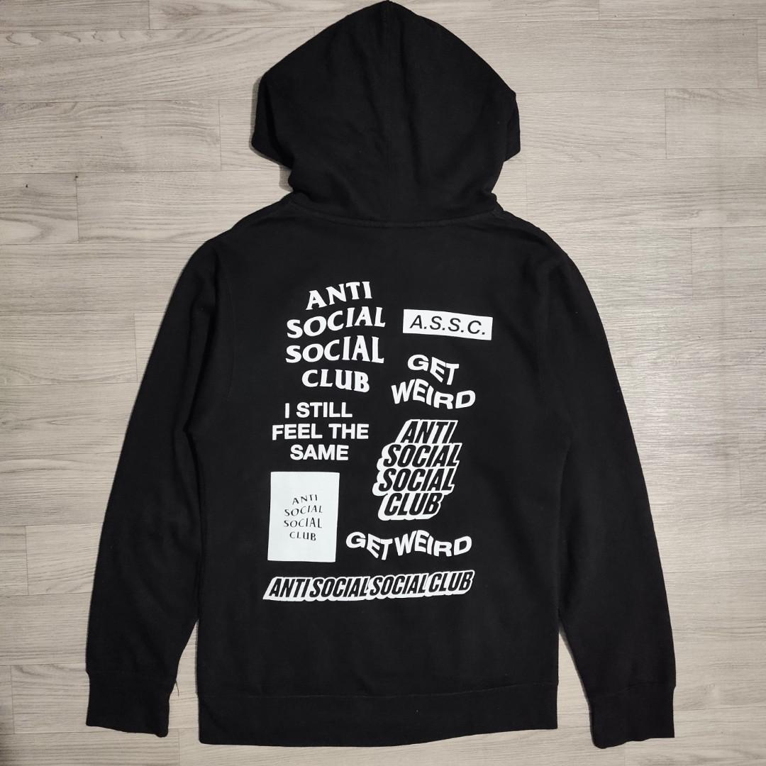 ANTI SOCIAL SOCIAL CLUB Full Logo Hoodie Men s Fashion Coats
