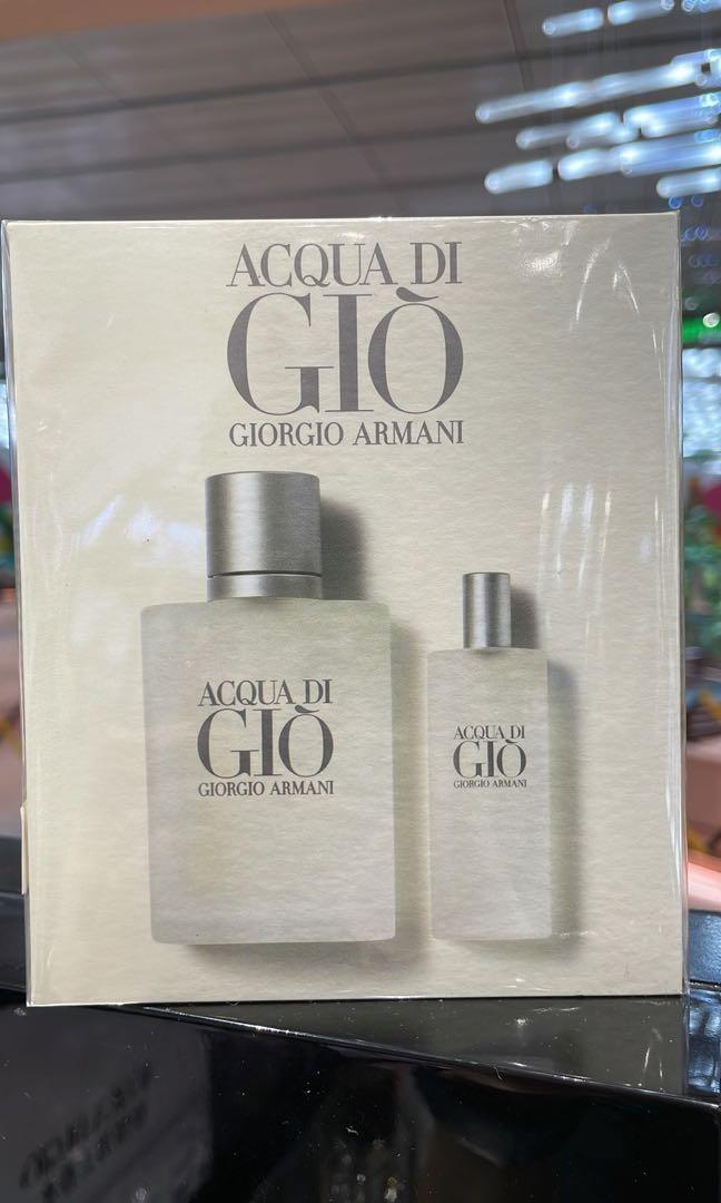 Aqua di Gio Armani EDT Perfume Pour Homme For Men gift set 50ml 100ml  115ml, Beauty u0026 Personal Care, Fragrance u0026 Deodorants on Carousell