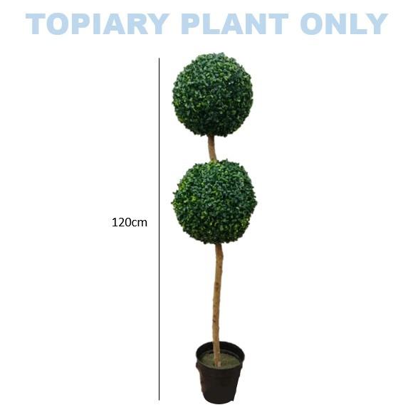 Artificial Topiary Plant Round Ball Bonsai Plant, Furniture & Home Living, Home Decor
