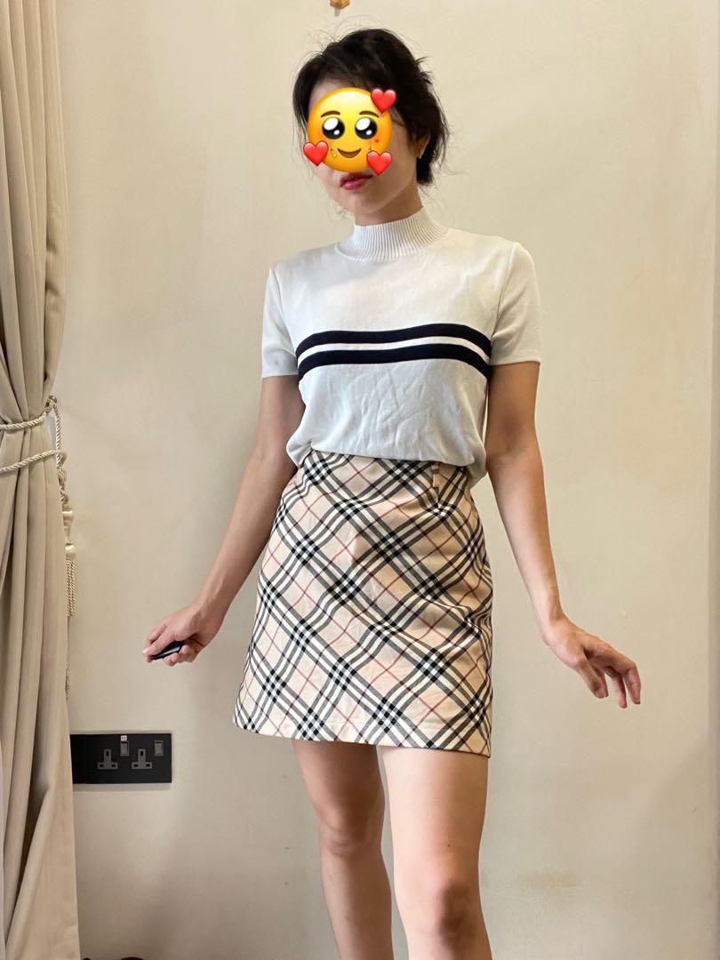 Burberry size 38 top skirt