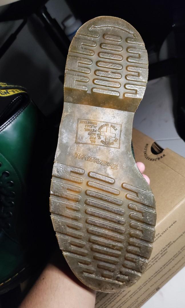 Authentic Dr Martens Green 1460, Men's Fashion, Footwear, Boots on Carousell