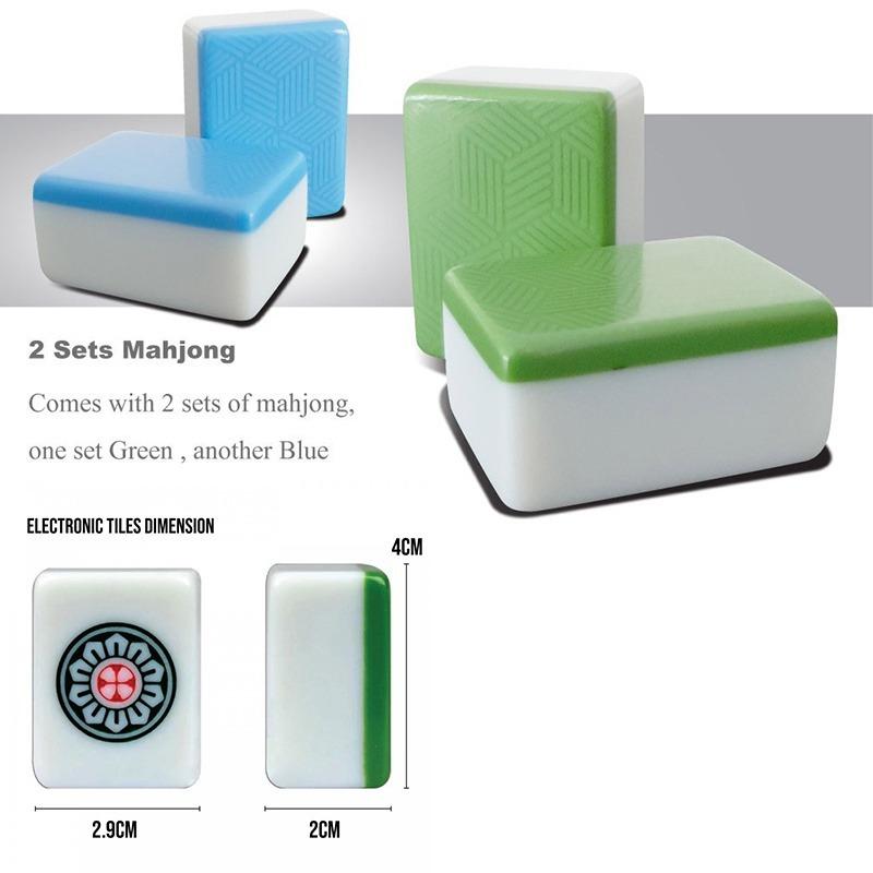 Automated Folding Mahjong Tables (PREAssembled) SG Style/ 148 Tiles