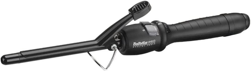 BABYLISS PRO Ceramic Dial A Heat Curling Tong 13mm Black Beauty