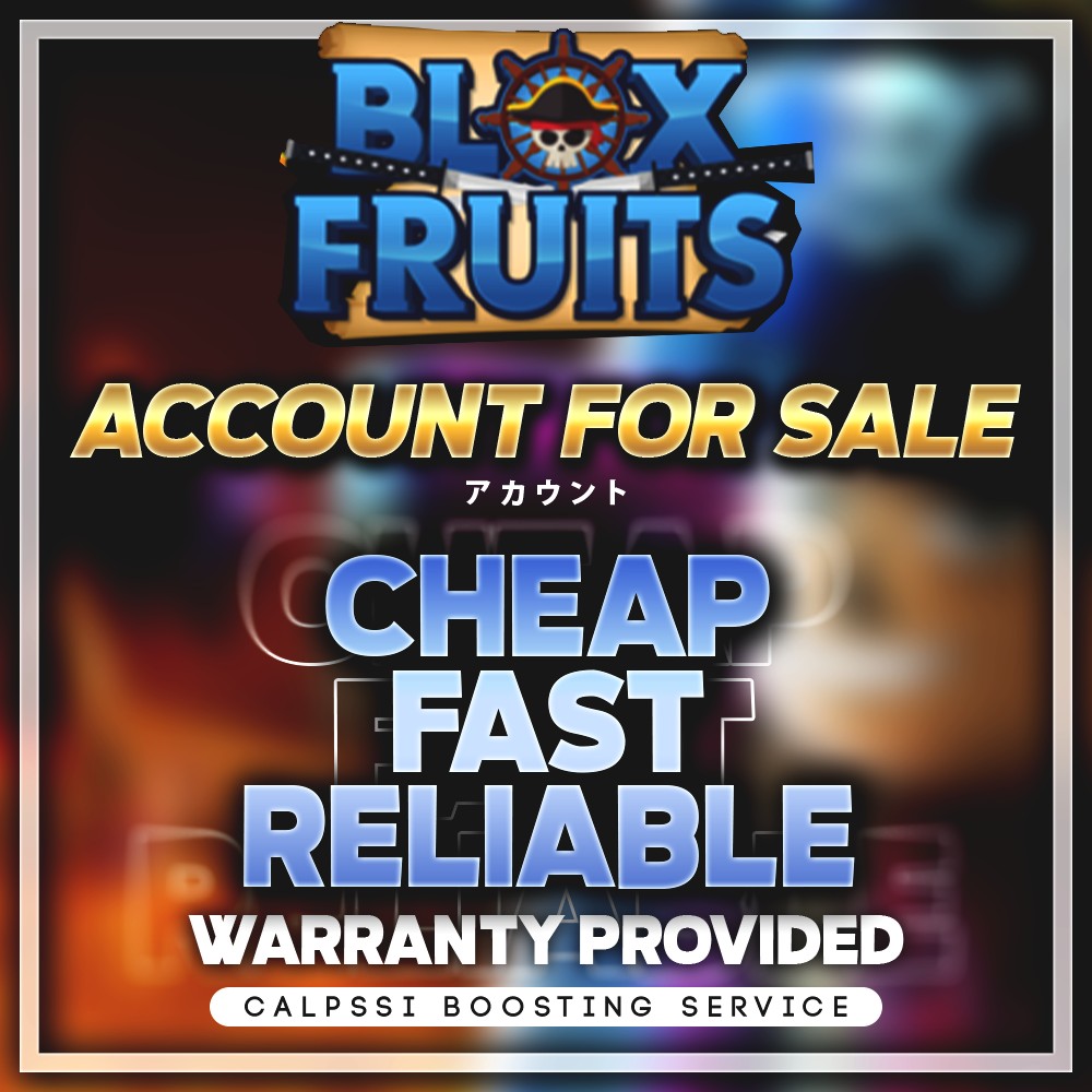 Roblox Blox Fruits Random Max Level Account read Desription 