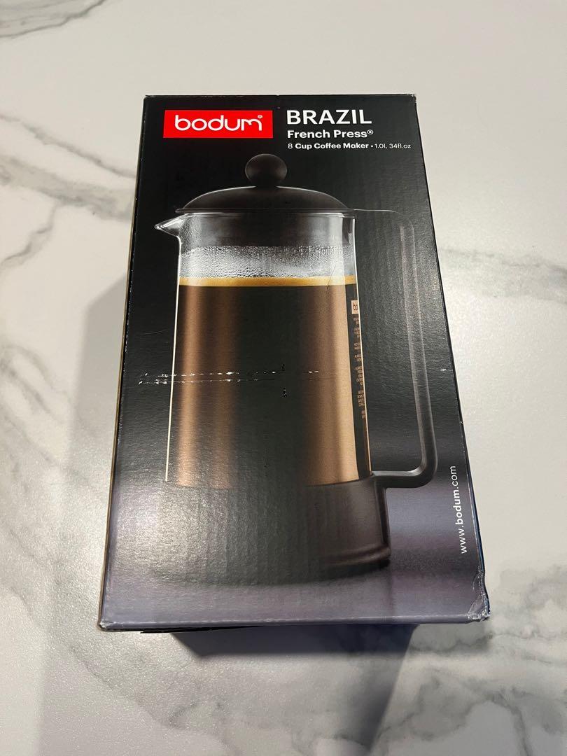 BNIB Bodum Brazil French Press (1 litre), TV & Home Appliances, Kitchen