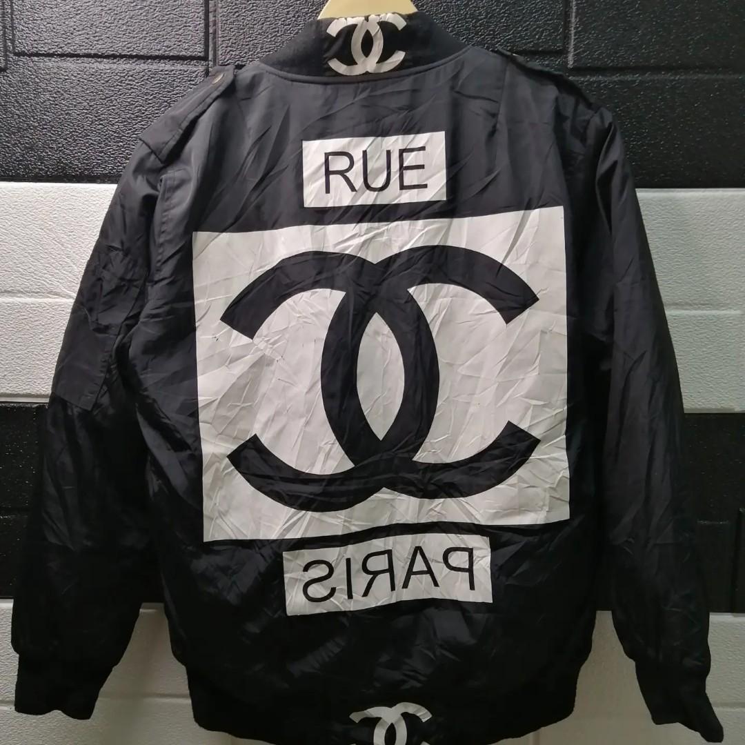 Vintage chanel best sale bomber jacket
