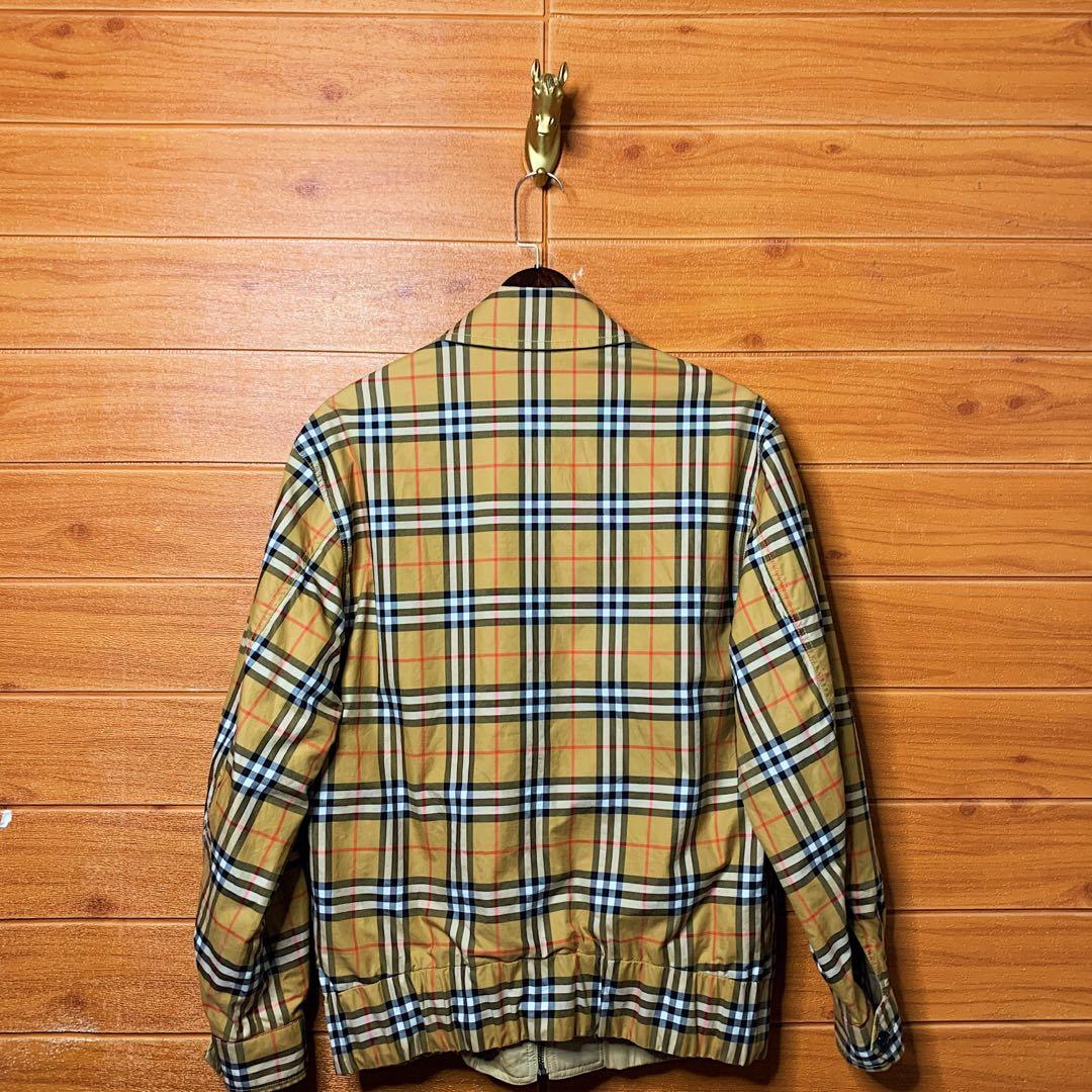 Burberry Reversible Rainbow Nova Check Plaid Harrington Jacket Men s Fashion Coats Jackets and Outerwear on Carousell