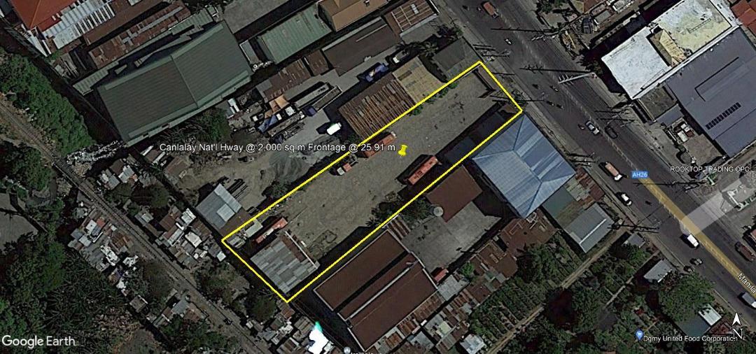 NATIONAL HIGHWAY BINAN CITY, LAGUNA COMMERCIAL INDUSTRIAL LOT 2,000