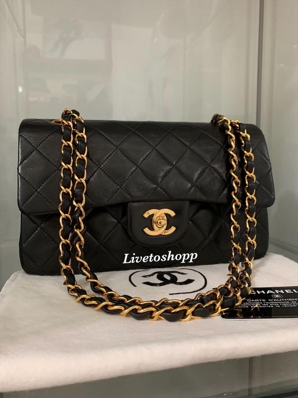 Chanel vintage small classic flap, Luxury, Bags & Wallets on Carousell