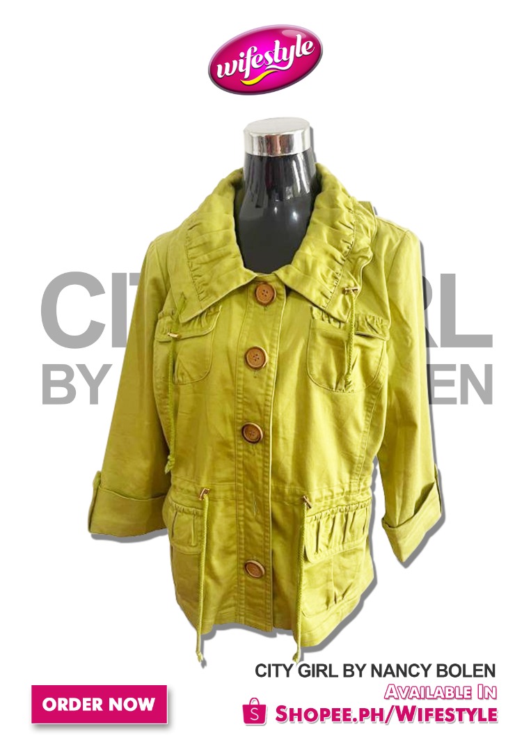 city girl nancy bolen jacket/coat, Women's Fashion, Coats, Jackets and  Outerwear on Carousell