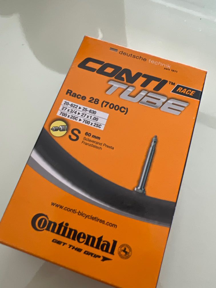 continental road bike tubes