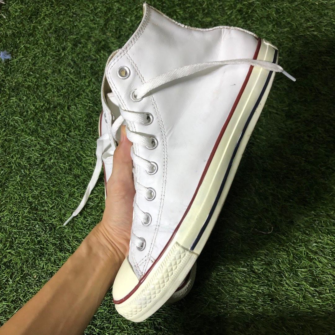 Leather clearance converse sale