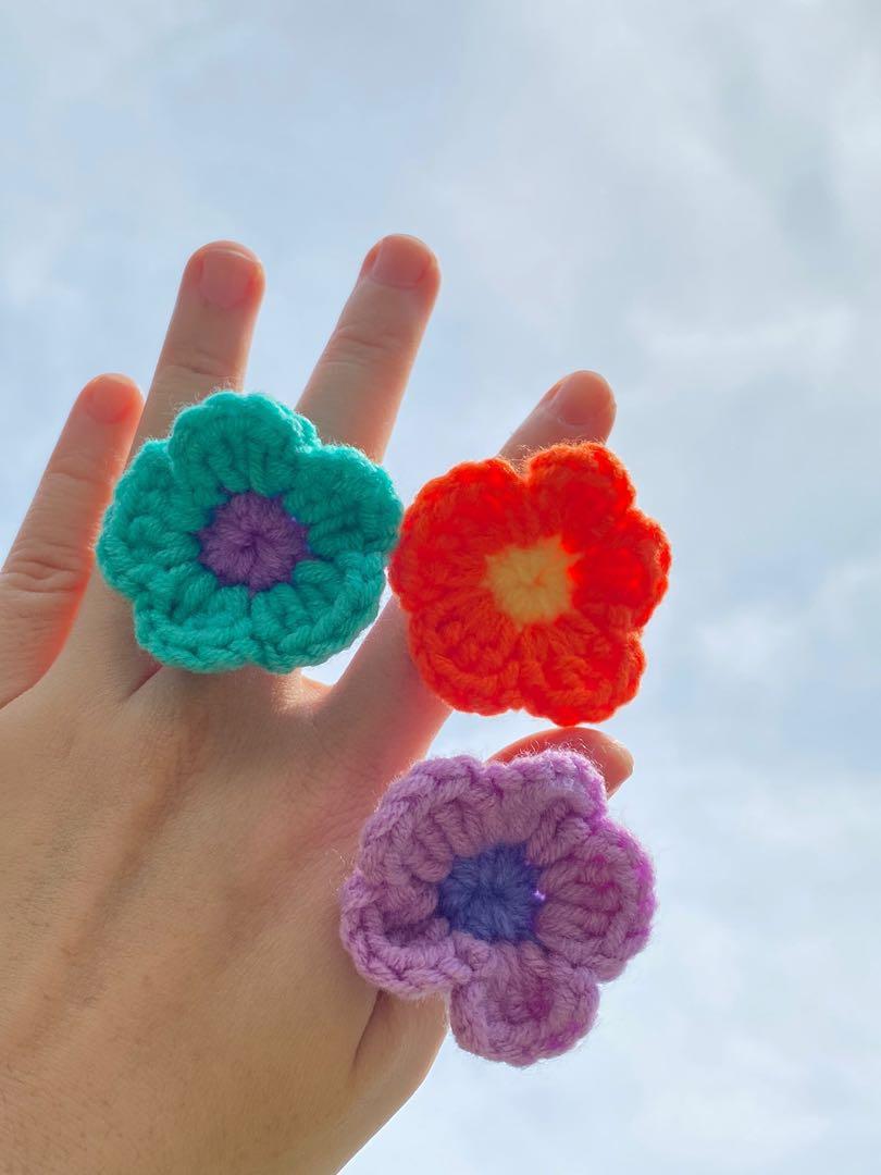 Thread Crochet Rose Ring pattern - Ashlee Marie - real fun with real food