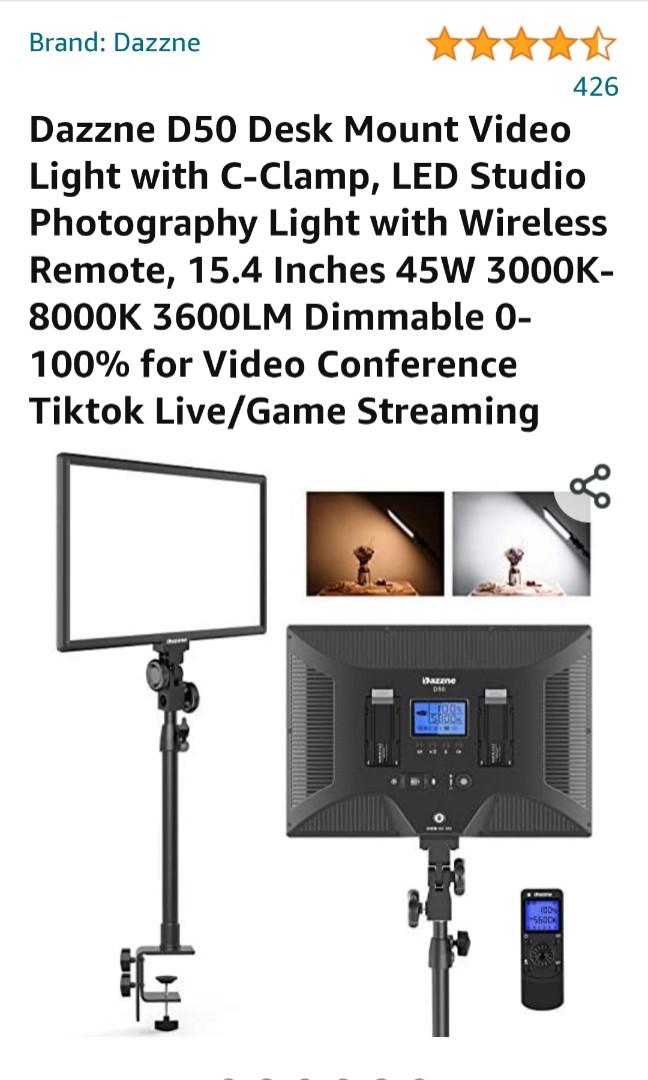 Dazzne d50 led panel light, Photography, Photography Accessories