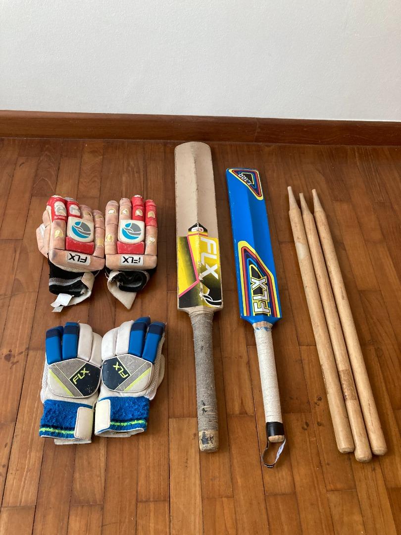 DECATHLON FLX cricket set, Sports Equipment, Sports & Games, Racket