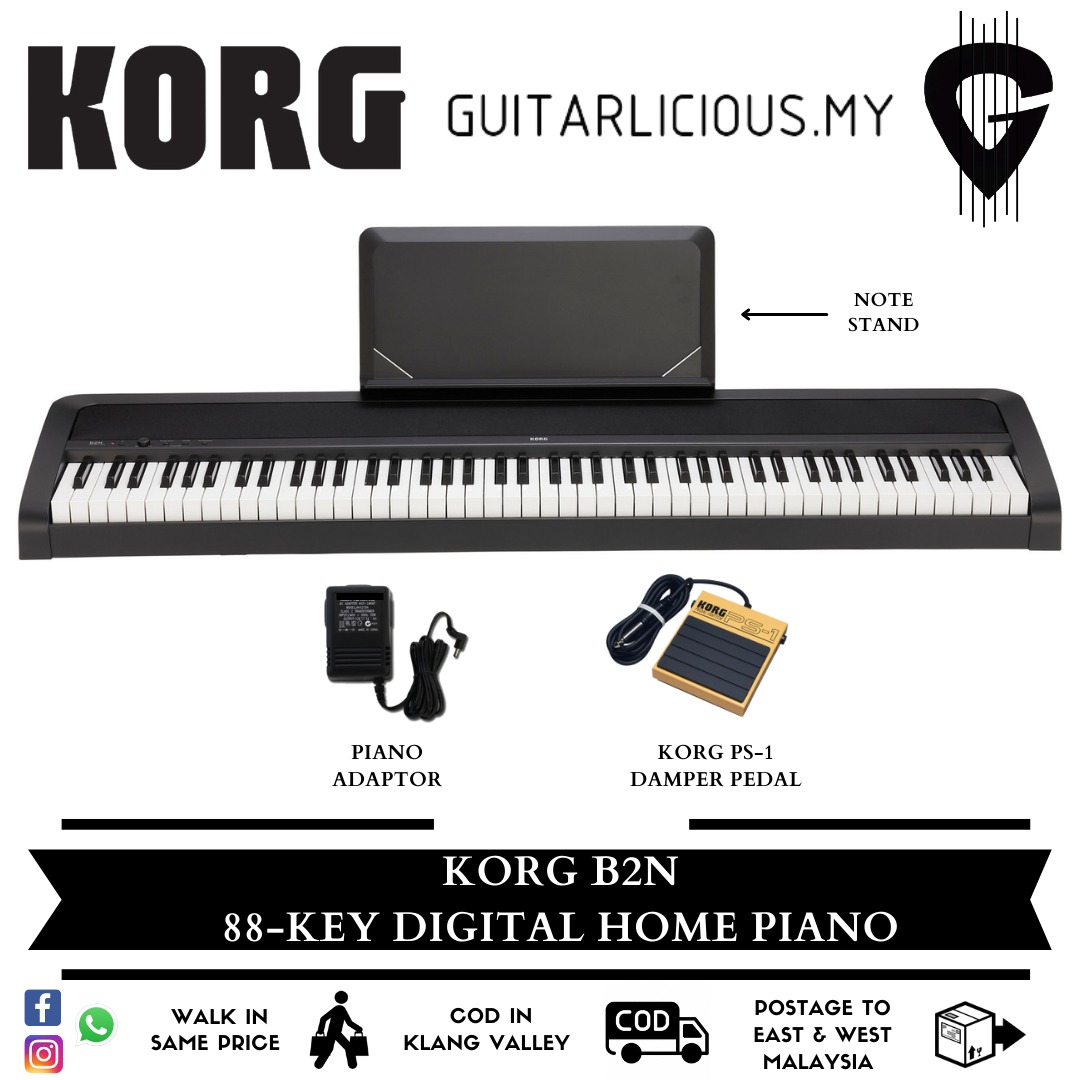Korg b2n 2025 midi