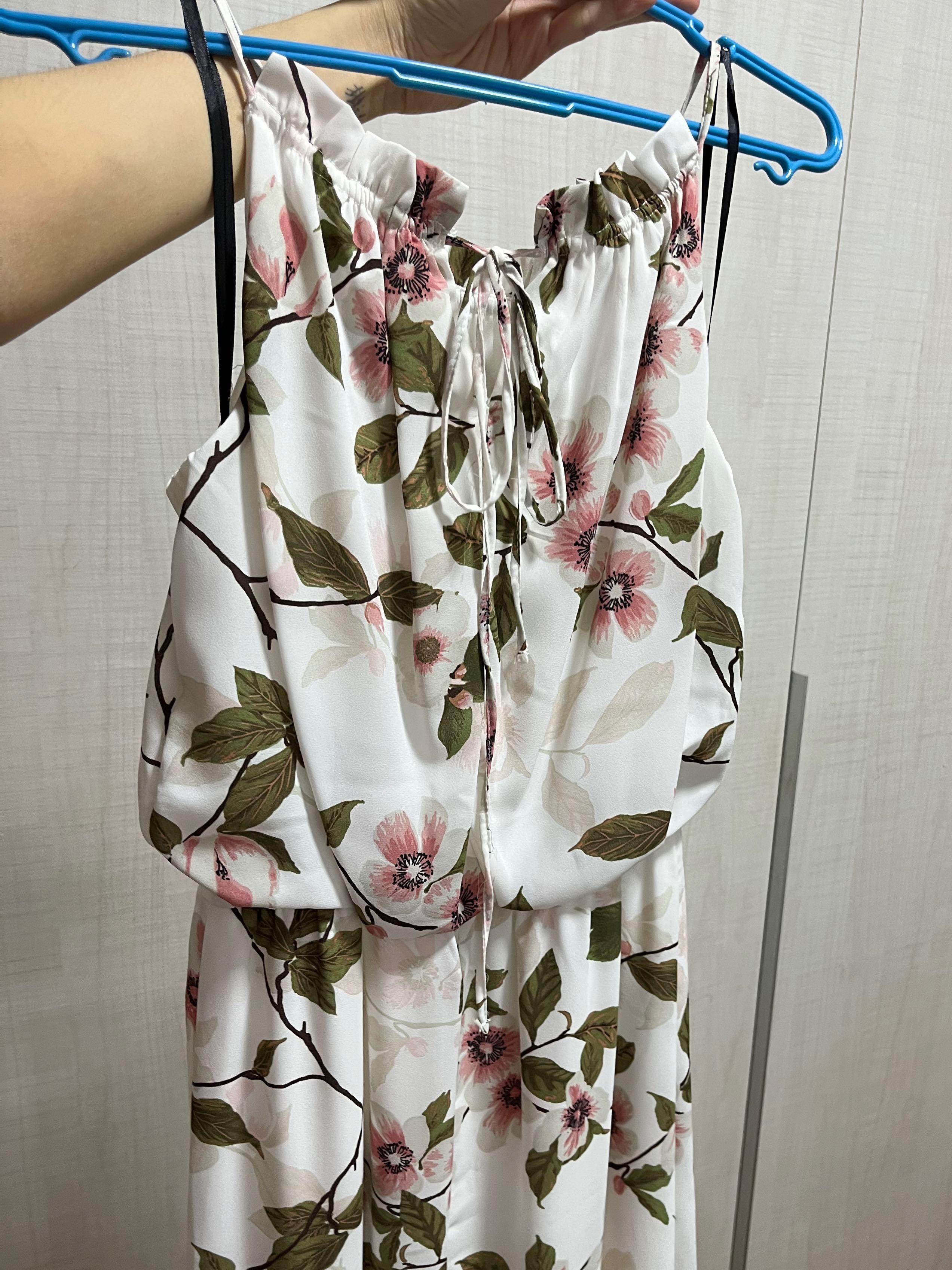 Dorothy Perkins Halter Neck Floral Maxi Dress Women s Fashion