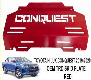 ELECTROVOX Toyota Hilux Conquest 2019 to 2020 OEM Skid Plate / Under Engine Protection Cover Red