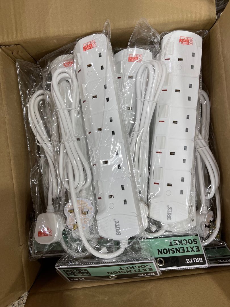 EXTENSION SOCKET LELONG SALE [Minor Logo Defects Discoloration], TV ...