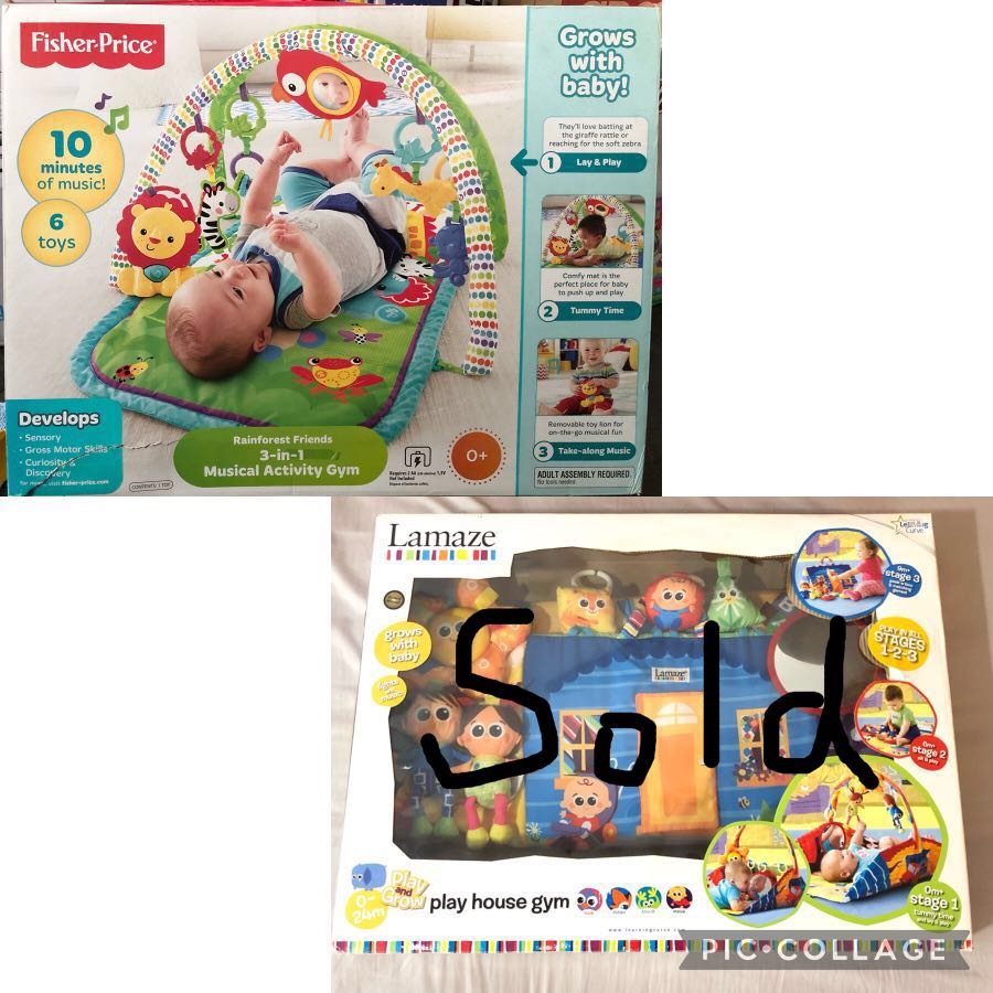 Fisher Price Activity Gym, Babies & Kids, Infant Playtime on Carousell