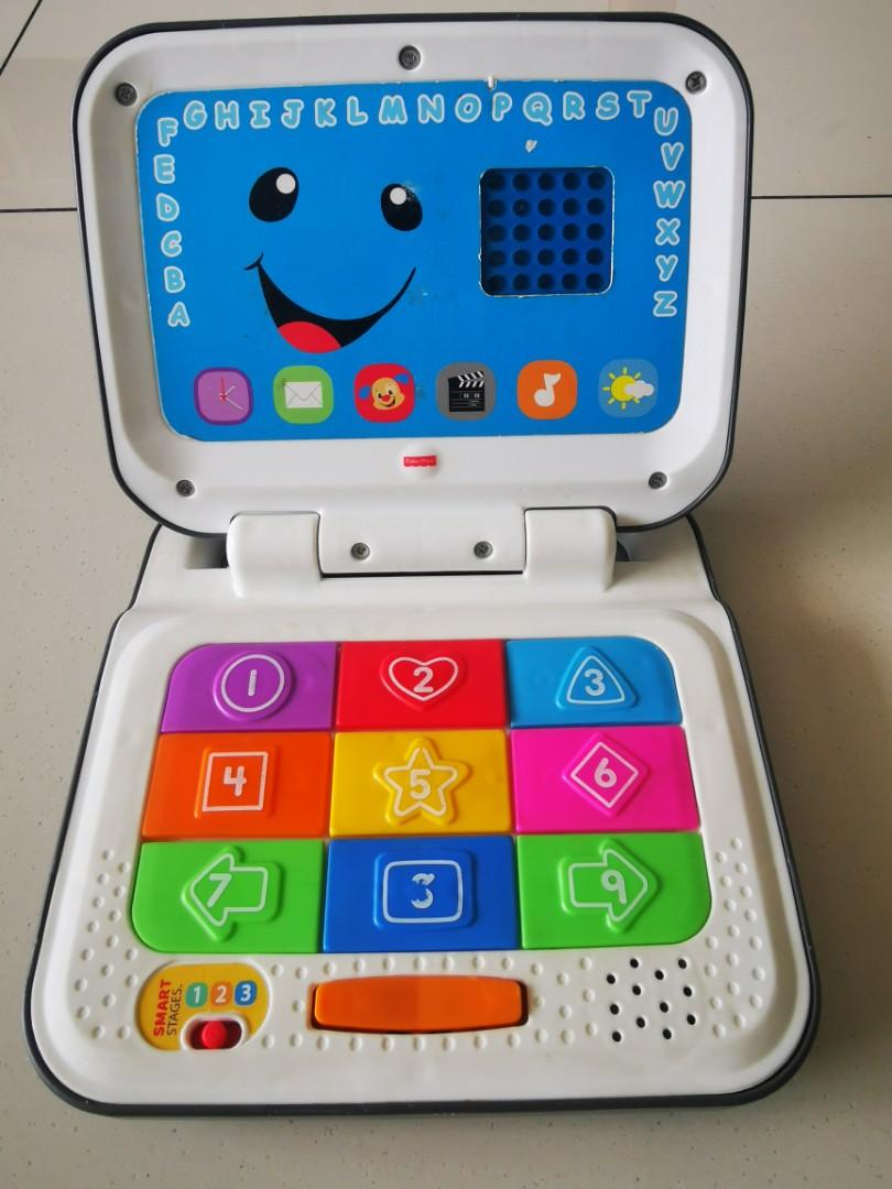 Fisher Price Laugh Play smart stages laptop Hobbies Toys