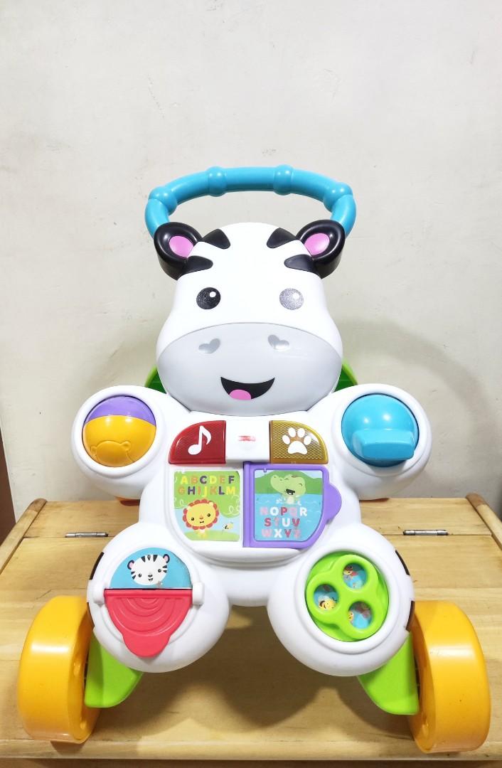 Fisher price touch hot sale and crawl zebra