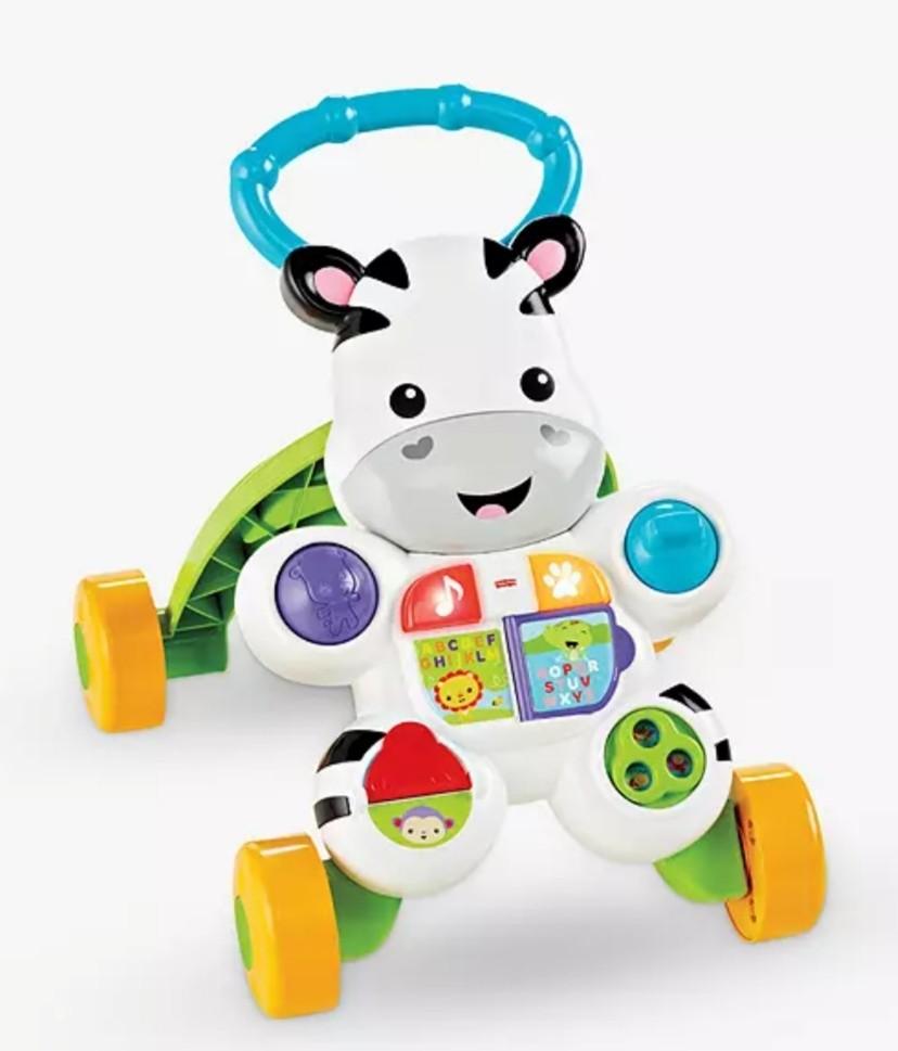 Fisher price touch and crawl zebra top