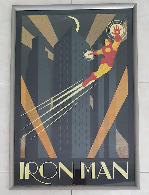 Framed Poster Marvel Deco - Retro Ironman, Furniture & Home Living, Home  Decor, Frames & Pictures On Carousell