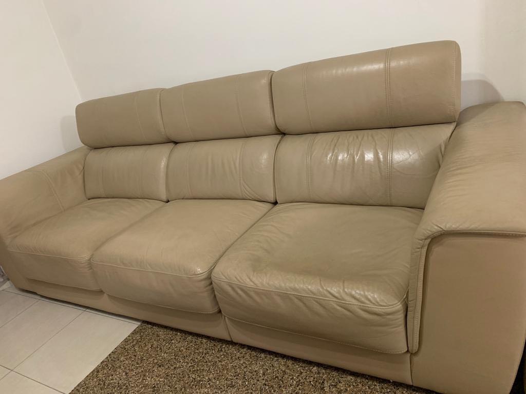 Free3 seated PVC Leather sofa, Furniture & Home Living, Furniture