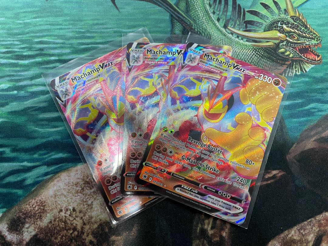 pokemon xy evolutions card list Machamp VMAX 073/189 - Astral Radiance main image 0