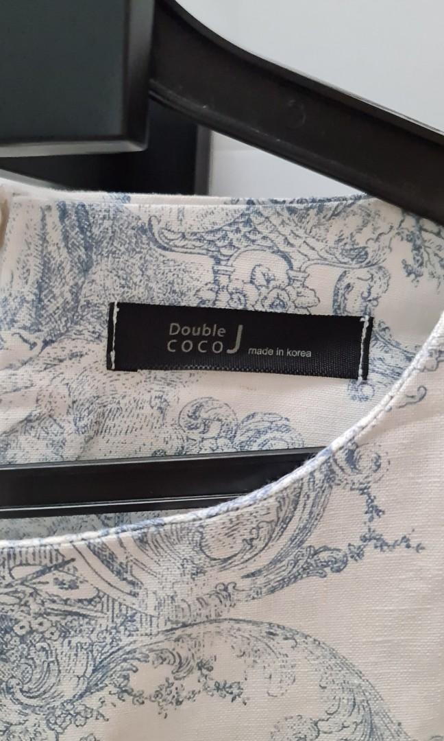 French Linen Dress Doremifasol Korea (Like TMP porcelain charlotte