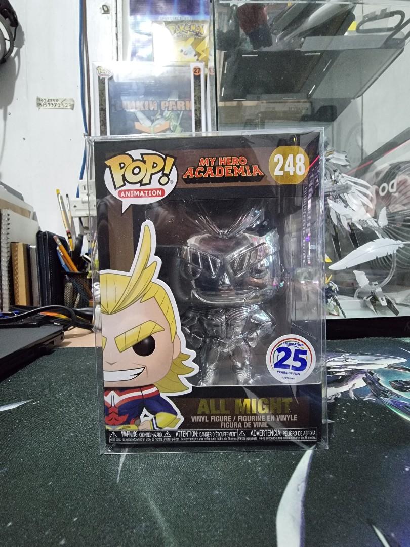 Funko Pop 248 - All Might Chrome, Hobbies & Toys, Memorabilia &  Collectibles, Vintage Collectibles on Carousell