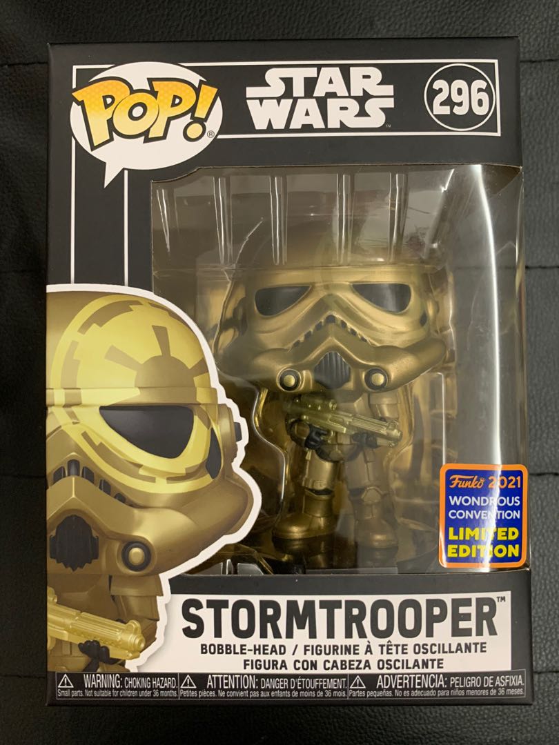 Gold stormtrooper funko pop sale