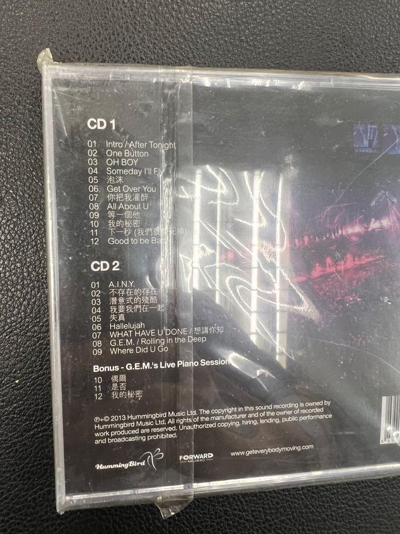 GEM XXX Live cd 全新 鄧紫棋 G.E.M, 興趣及遊戲, 音樂樂器 & 配件, 音樂與媒體 - CD 及 DVD ...