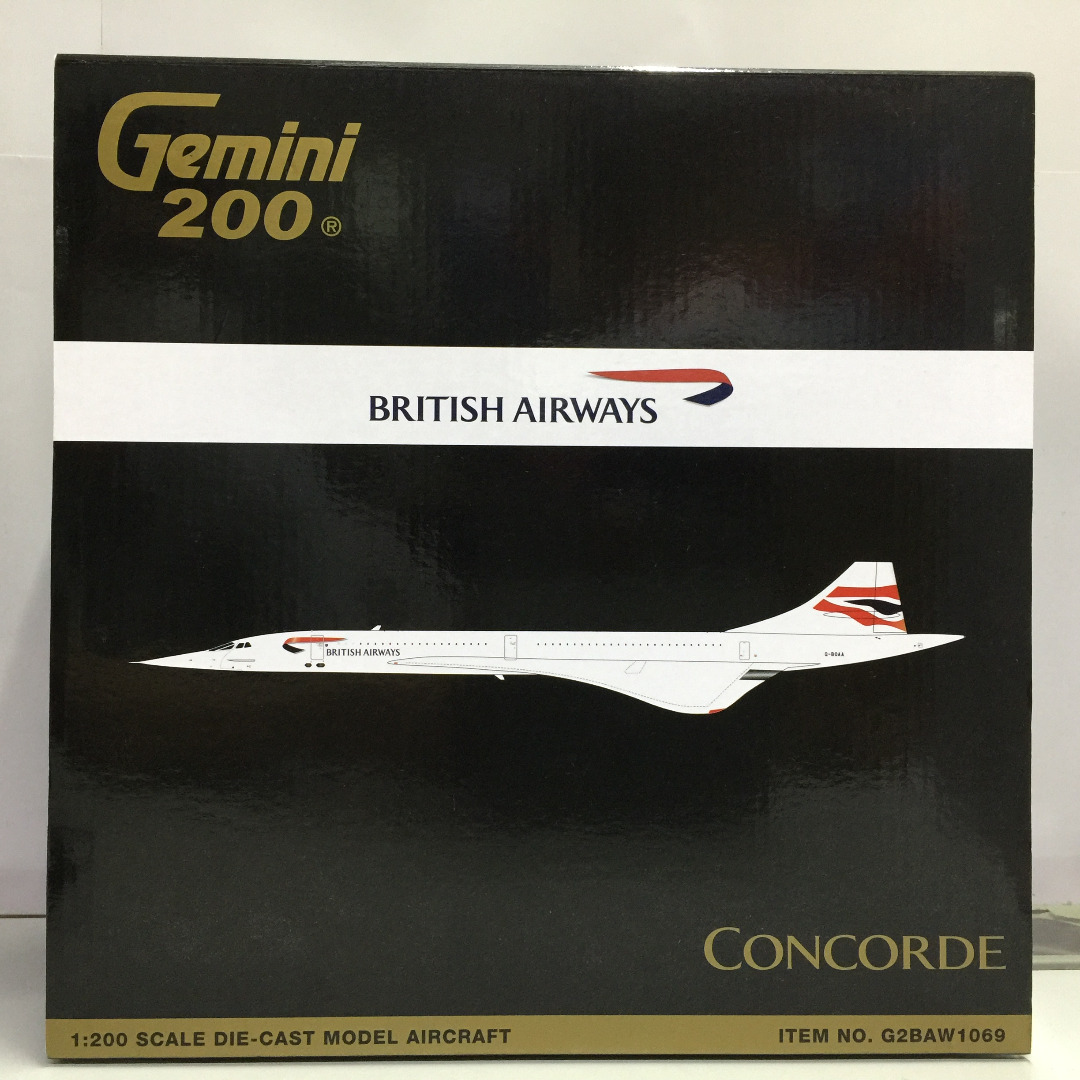 GEMINI 200 1/200 BRITISH AIRWAYS CONCORDE G-BOAA