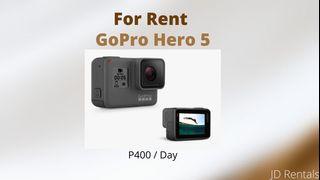 GoPro Hero5 For Rent Daily Rates