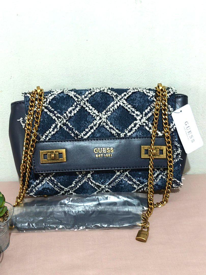 GUESS Denim Chain Sling Bag, Women's Fashion, Bags u0026 Wallets, Cross-body  Bags on Carousell