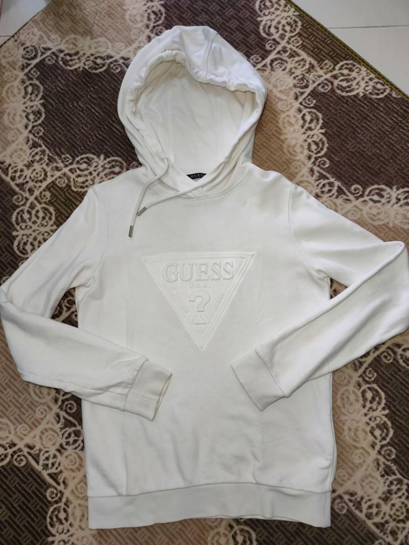 Guess outlet white hoodie