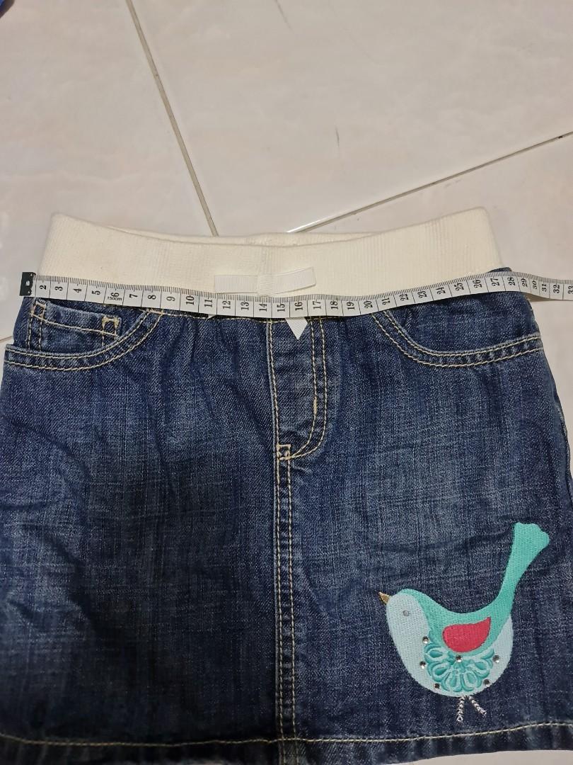 Gymboree denim skirt skorts 5yr, Babies Kids, Babies Kids