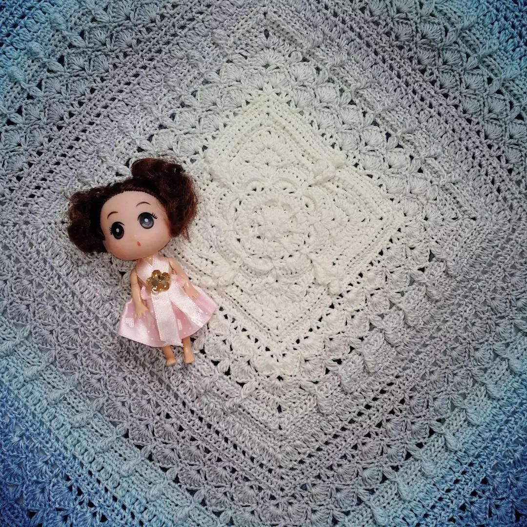 Handmade receiving blankets top