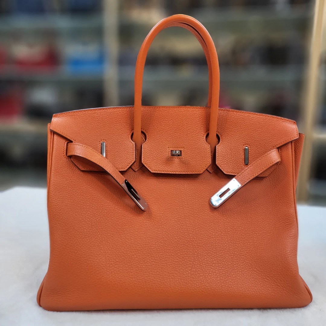 Hermes Birkin 25 Gris Tourterelle AS NEW! **RESERVED**, Luxury, Bags &  Wallets on Carousell