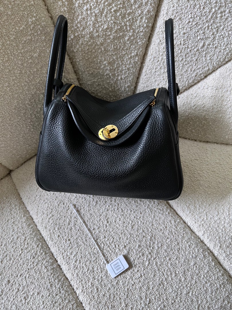 Hermes lindy clearance black 26