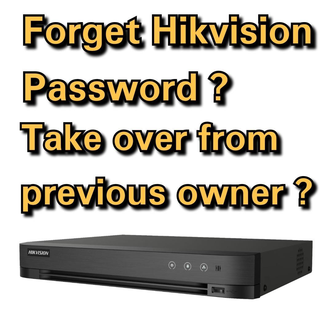 Hikvision Dvr Password Reset Service Nvr Hvr How To Reset Hikvision Dvr Nvr Password How 7099