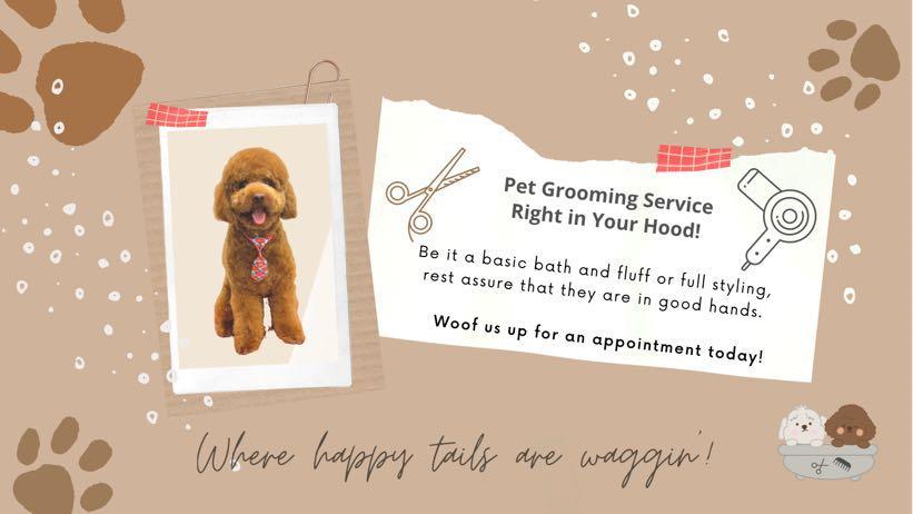 Dog Groomer Happy Tails Pet Care Pet Grooming Happy Hound Pet - Main Image