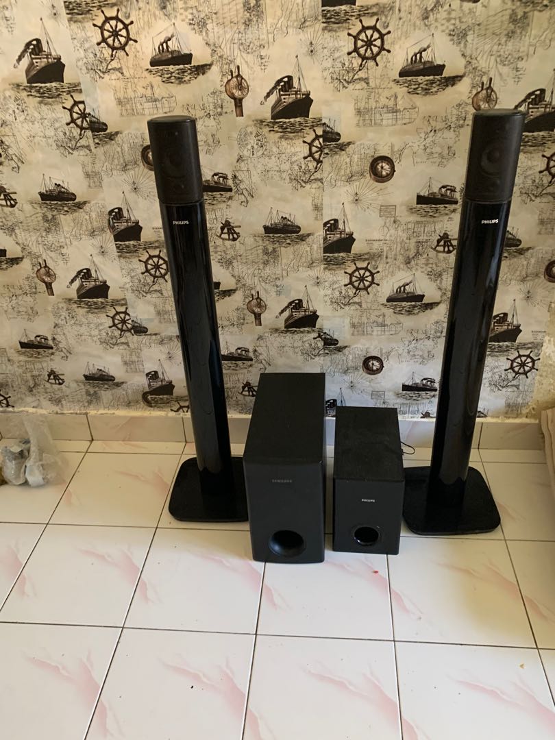 Home Theatre Subwoofer speaker soundbar, Audio, Soundbars, Speakers