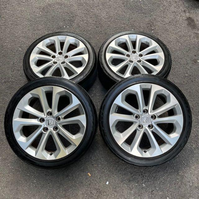 honda accord 18 inch sports rim tyre 70, Auto Accessories on Carousell