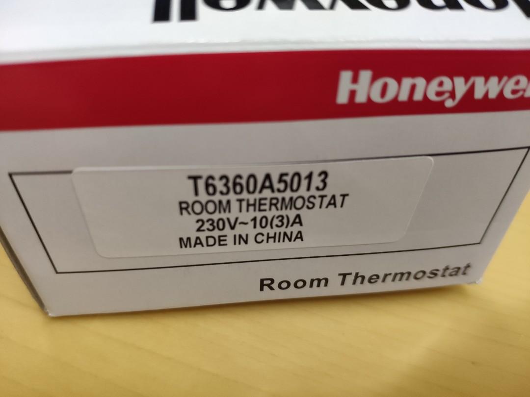Honeywell Square Shape Room Thermostat T6360c - China Indoor Temperature  Thermostats, Mechanical Type Thermostats