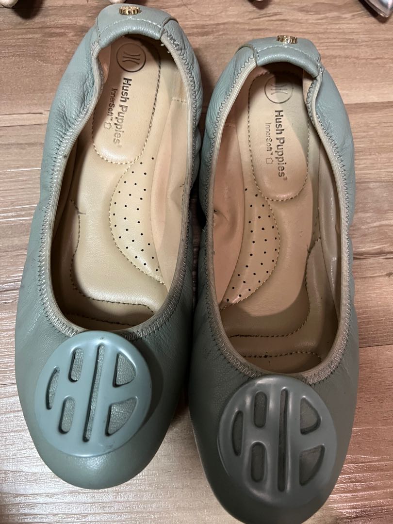 Hush puppies flats clearance