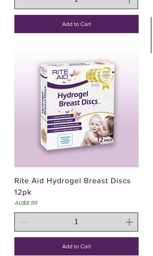 Rite Aid Hydrogel Breast Discs